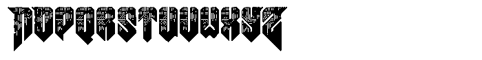 Pixel Demon Regular Font LOWERCASE