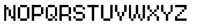 Pixel Demon Support Font UPPERCASE
