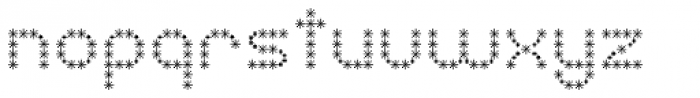 Pixel Dust Bold Font LOWERCASE