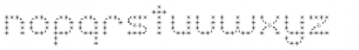 Pixel Dust Regular Font LOWERCASE