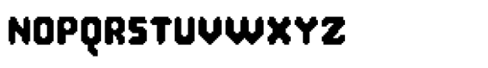 Pixel Game Standart Font UPPERCASE