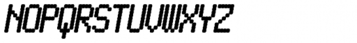 Pixel Gantry AOE Bold Italic Font UPPERCASE