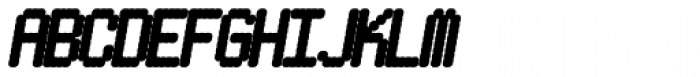 Pixel Gantry AOE Heavy Italic Font UPPERCASE