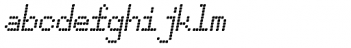 Pixel Gantry AOE Italic Font LOWERCASE