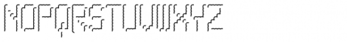 Pixel Gantry Hilite AOE Font UPPERCASE