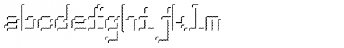 Pixel Gantry Hilite AOE Font LOWERCASE