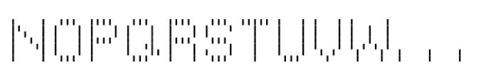 Pixel Grid All styles variable Line Down S Font | Download Commercial ...