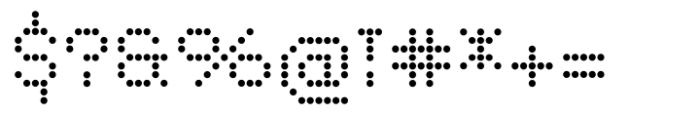 Pixel Grid Circle Mid S Font OTHER CHARS