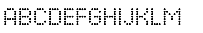 Pixel Grid Circle Mid S Font