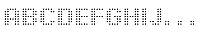 Pixel Grid Circle Norm M Font UPPERCASE