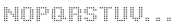 Pixel Grid Circle Norm M Font UPPERCASE