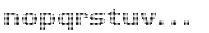 Pixel Grid Circle Norm XL Font LOWERCASE