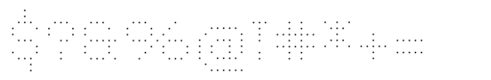 Pixel Grid Circle Thin S Font OTHER CHARS
