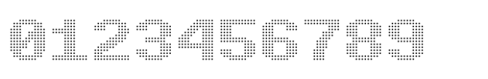 Pixel Grid Circle Thin XL Font OTHER CHARS