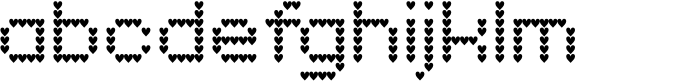 Pixel Grid Heart Bold S FONT