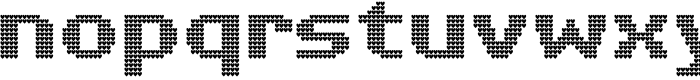 Pixel Grid Heart Bold XL Font LOWERCASE