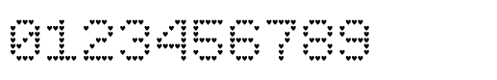 Pixel Grid Heart Mid S Font OTHER CHARS