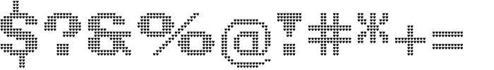 Pixel Grid Heart Reg XL Font OTHER CHARS