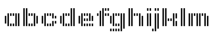 Pixel Grid Line Down Norm M FONT