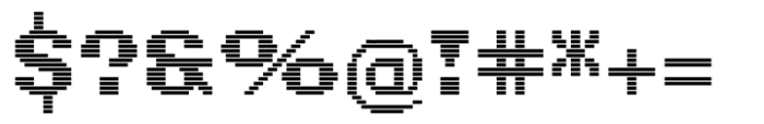 Pixel Grid Line Sky Norm XL Font OTHER CHARS