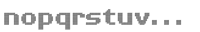 Pixel Grid Plastic Bold XL Font LOWERCASE