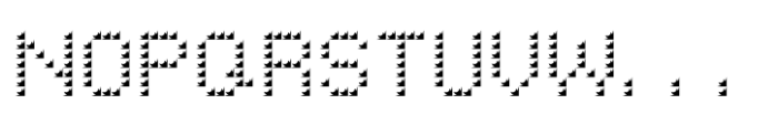 Pixel Grid Plastic Mid S Font UPPERCASE