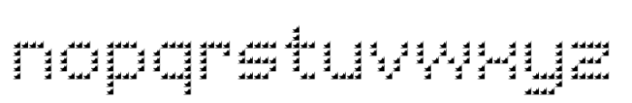 Pixel Grid Plastic Mid S Font LOWERCASE
