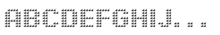 Pixel Grid Plastic Norm M Font UPPERCASE
