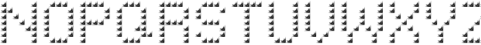 Pixel Grid Plastic Norm S Font UPPERCASE