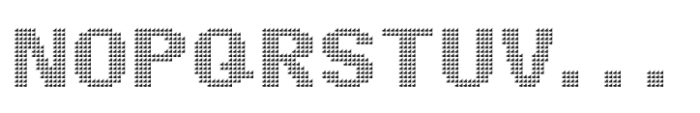 Pixel Grid Plastic Norm XL Font UPPERCASE