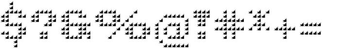 Pixel Grid Plastic Reg M Font OTHER CHARS
