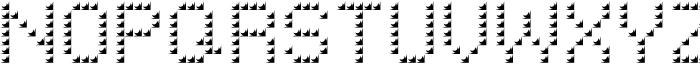 Pixel Grid Plastic Reg S Font UPPERCASE