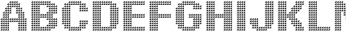 Pixel Grid Plastic Reg XL Font UPPERCASE