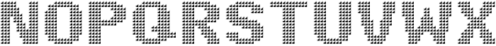 Pixel Grid Plastic Reg XL Font UPPERCASE