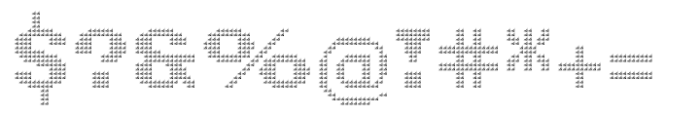 Pixel Grid Plastic Thin XL Font OTHER CHARS