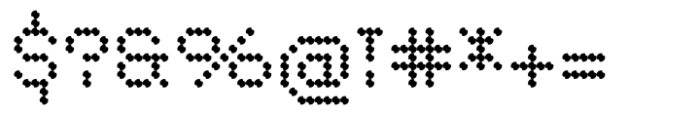 Pixel Grid Point Bold S Font OTHER CHARS