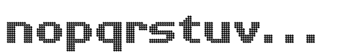 Pixel Grid Point Bold XL Font LOWERCASE