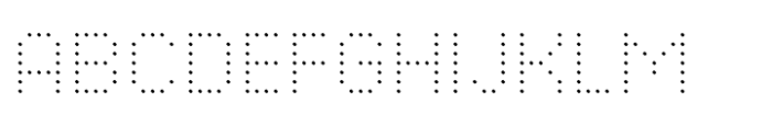 Pixel Grid Point Li S Font UPPERCASE