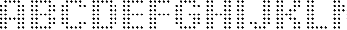 Pixel Grid Point Norm M Font UPPERCASE