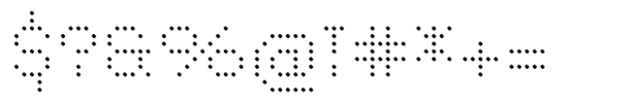 Pixel Grid Point Norm S Font OTHER CHARS