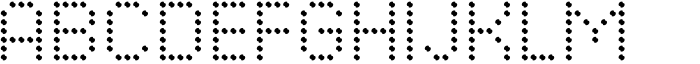 Pixel Grid Point Reg S Font UPPERCASE