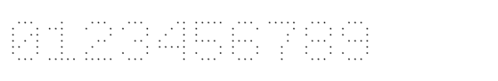 Pixel Grid Point Thin S Font OTHER CHARS
