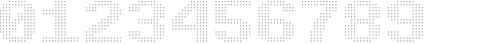 Pixel Grid Point Thin XL Font OTHER CHARS