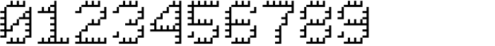 Pixel Grid Shadow Li S Font OTHER CHARS