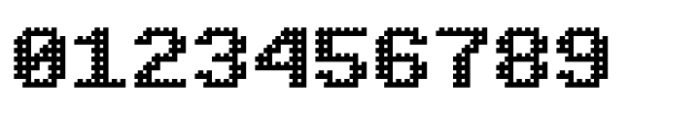 Pixel Grid Shadow Mid M Font OTHER CHARS