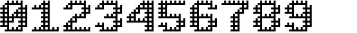 Pixel Grid Shadow Norm M Font OTHER CHARS