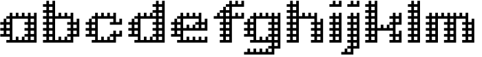 Pixel Grid Shadow Norm M FONT