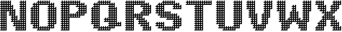 Pixel Grid Shadow Norm XL Font UPPERCASE