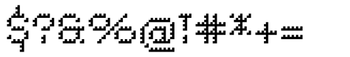 Pixel Grid Shadow Reg S Font OTHER CHARS