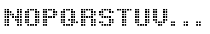 Pixel Grid Square Reg M Font UPPERCASE